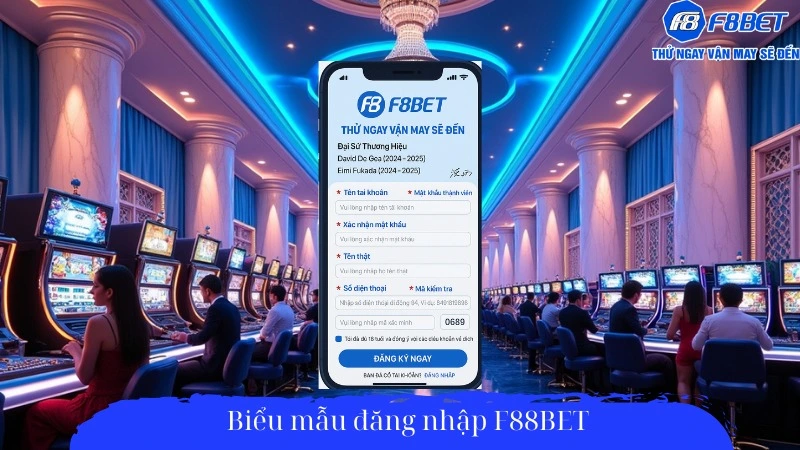 Biểu mẫu đăng nhập F88Bet