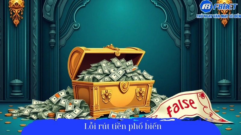 Bảng lỗi rút tiền phổ biến
