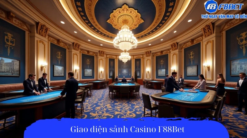 Giao diện sảnh Casino F88Bet