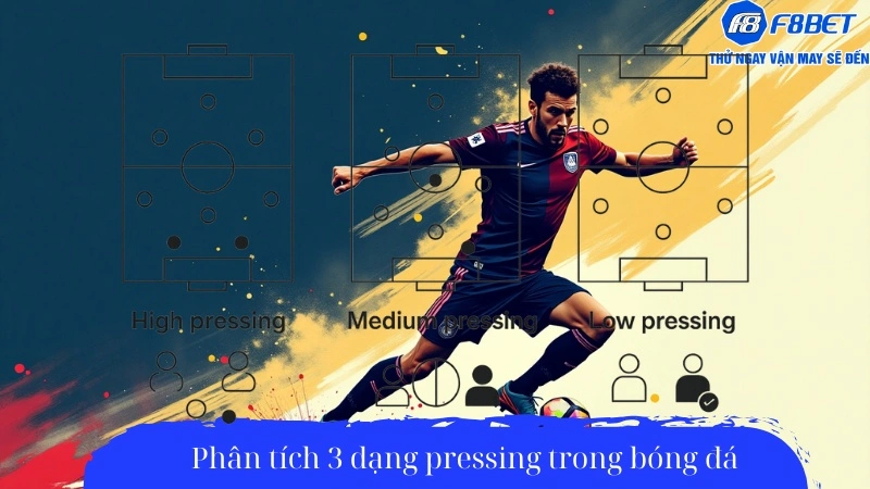 Phân tích 3 dạng pressing trong bóng đá