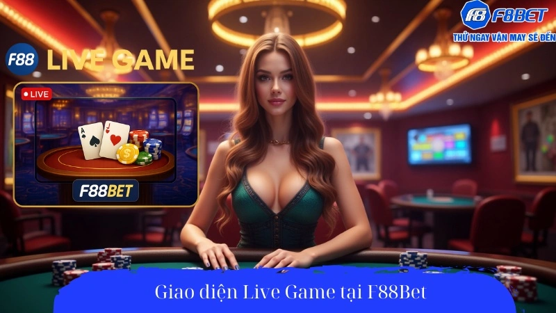 Giao diện Live Game tại F88Bet