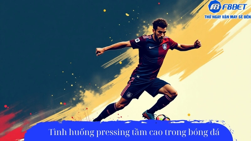 Tình huống pressing tầm cao trong bóng đá