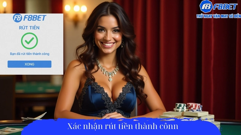 Xác nhận rút tiền thành công